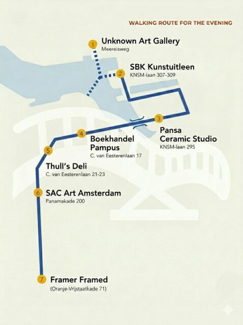 Art Night Thursday - Kunstroute - Amsterdam - SBK doet mee aan de kunst route